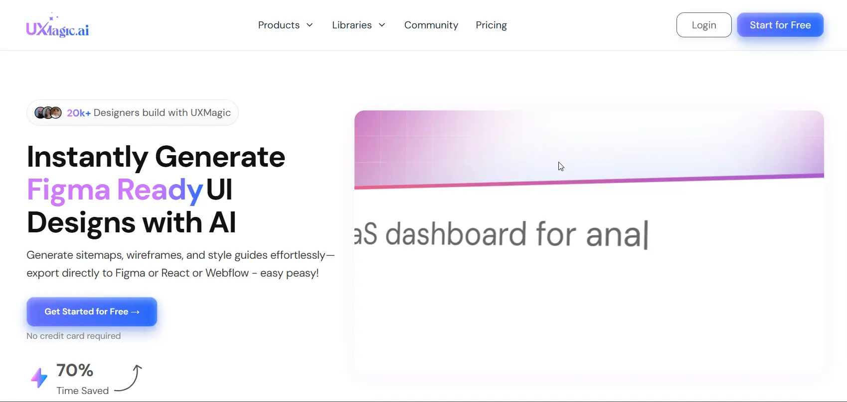 UXMagic AI UX Design