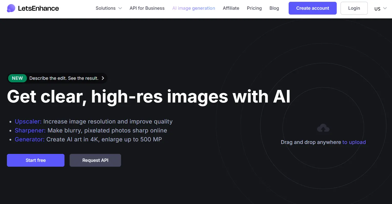 Let's Enhance image ai